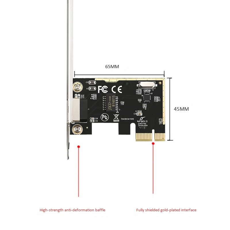 100M Network Card Realtek/RTL8106E PCI-E Net Work Card Controller/Plug and Play/ Ethernet Adapter/RJ45 NIC for PC Laptop
100M Network Card Realtek/RTL8106E PCI-E Net Work Card Controller/Plug and Play/ Ethernet Adapter/RJ45 NIC for PC Laptop