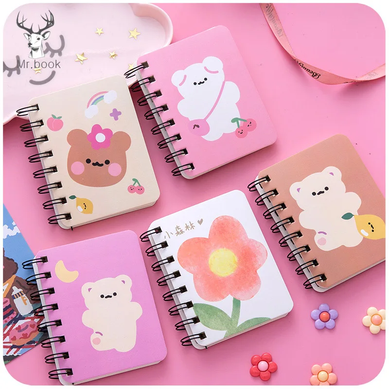 2pcs Kawaii Coil Spiral Notebook Planner Daily Schedule Plan Note Book School Stationery Portable Mini Journal Pocket Notebook
2pcs Kawaii Coil Spiral Notebook Planner Daily Schedule Plan Note Book School Stationery Portable Mini Journal Pocket Notebook