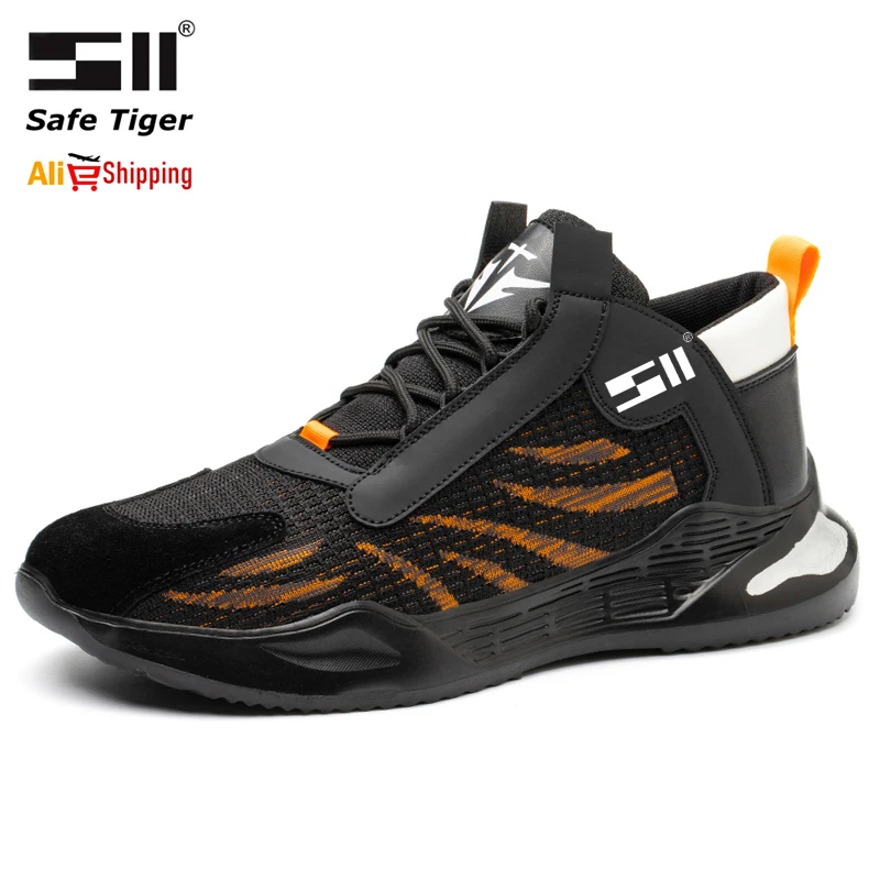Safety Shoes Mens Steel Toe Sneakers Construction Work Shoes High-top Work Boots
Safety Shoes Mens Steel Toe Sneakers Construction Work Shoes High-top Work Boots