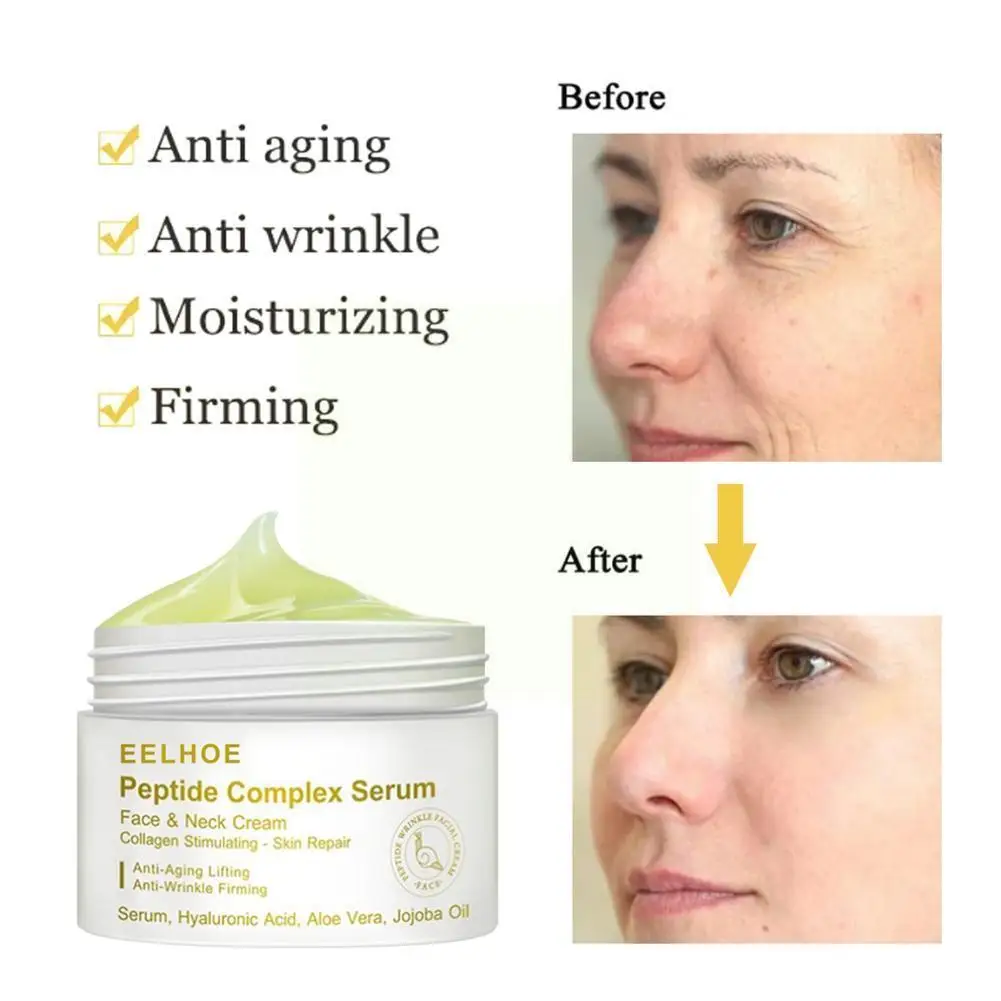 1pcs Anti-wrinkle Peptide Face Cream Whitening Anti-aging Essence Anti-wrinkle New Cream Firming Polypeptide Moisturizing C D6D7
1pcs Anti-wrinkle Peptide Face Cream Whitening Anti-aging Essence Anti-wrinkle New Cream Firming Polypeptide Moisturizing C D6D7