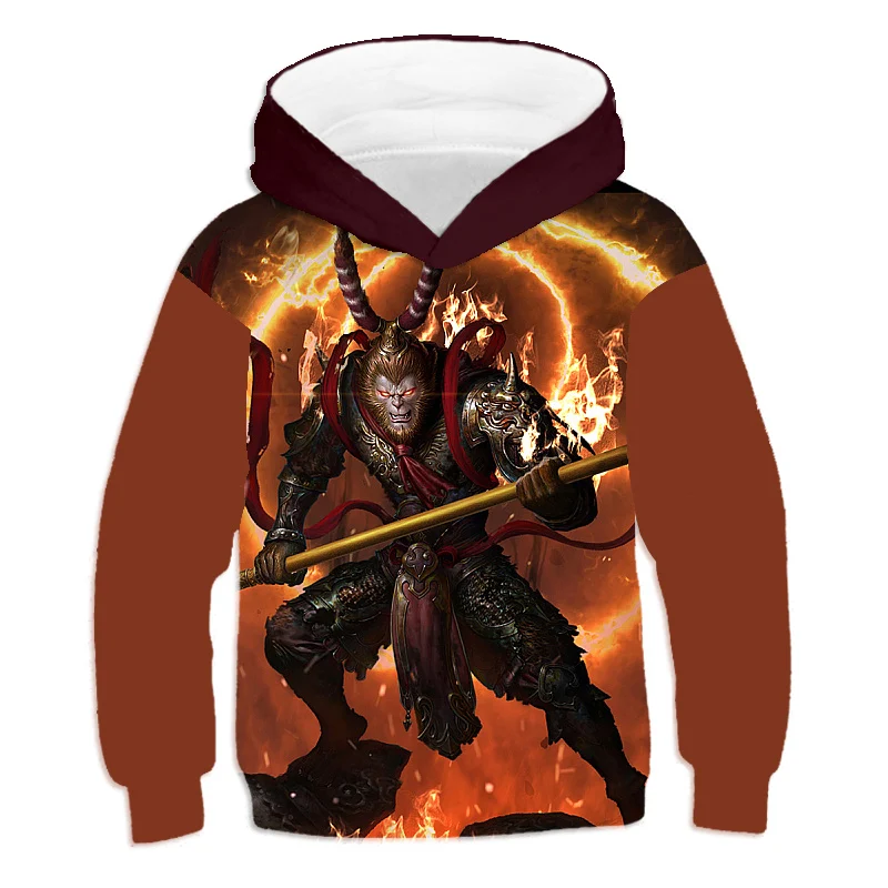Black myth wukong 3D Printed Hoodie Sweatshirts game Fashion Casual Pullover boys girls birthday gift Streetwear 6 to 9 years
Black myth wukong 3D Printed Hoodie Sweatshirts game Fashion Casual Pullover boys girls birthday gift Streetwear 6 to 9 years