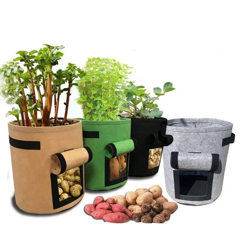 

Посадки картофеля посадки сплетенный мешок цветочный горшок для овощной рассады посадки сумка, сумка для растений, сельское хозяйство приу...