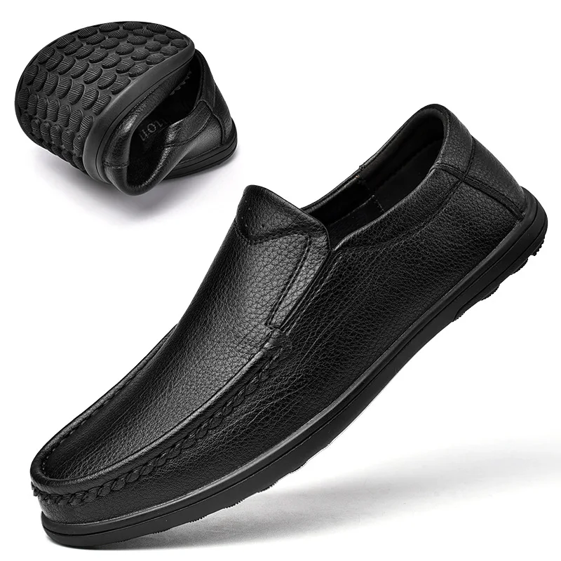 Business Casual Men's Leather Shoes 2021 Spring New Men's Fashion Doug Shoes Comfortable Soft Bottom Lazybones' Shoes Loafers
Business Casual Men's Leather Shoes 2021 Spring New Men's Fashion Doug Shoes Comfortable Soft Bottom Lazybones' Shoes Loafers