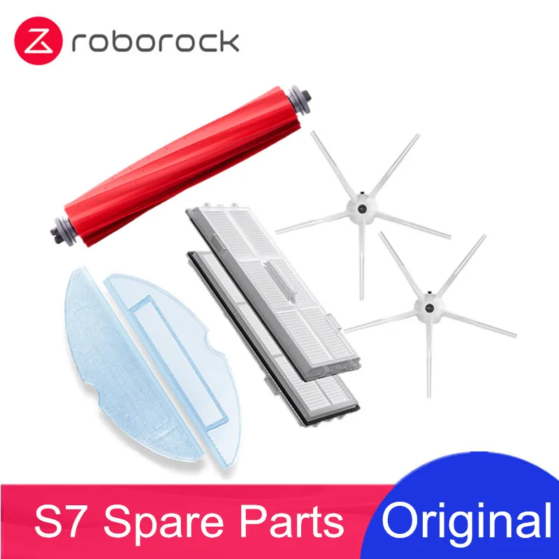 Original Roborock S7 Accessory of Washable Filter Main Brush Mop Cloth Side Brush Dust Bag Bracket Robot Vacuum Cleaner Parts
Original Roborock S7 Accessory of Washable Filter Main Brush Mop Cloth Side Brush Dust Bag Bracket Robot Vacuum Cleaner Parts