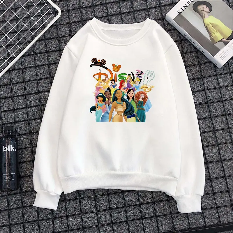 New Kawaii Disney Cartoon Princesses Hoodies Women Graphic Streetwear Pullover Tops Ladies Harajuku Sweatshirts Female Clothing
New Kawaii Disney Cartoon Princesses Hoodies Women Graphic Streetwear Pullover Tops Ladies Harajuku Sweatshirts Female Clothing