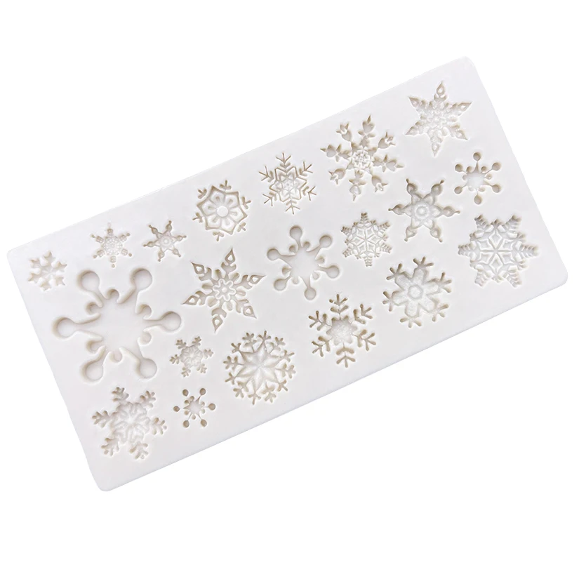 Snowflake Silicone Mold Fondant Cake Decorating Tools Sugarcraft Candy Clay Mold Cookie Cupcake Chocolate Baking Mold
Snowflake Silicone Mold Fondant Cake Decorating Tools Sugarcraft Candy Clay Mold Cookie Cupcake Chocolate Baking Mold