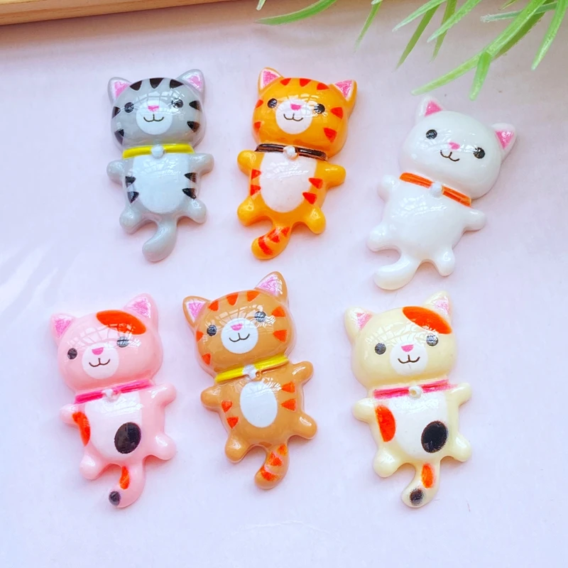 Набор из 12 кабошонов "Милый маленький кот" TSXJY