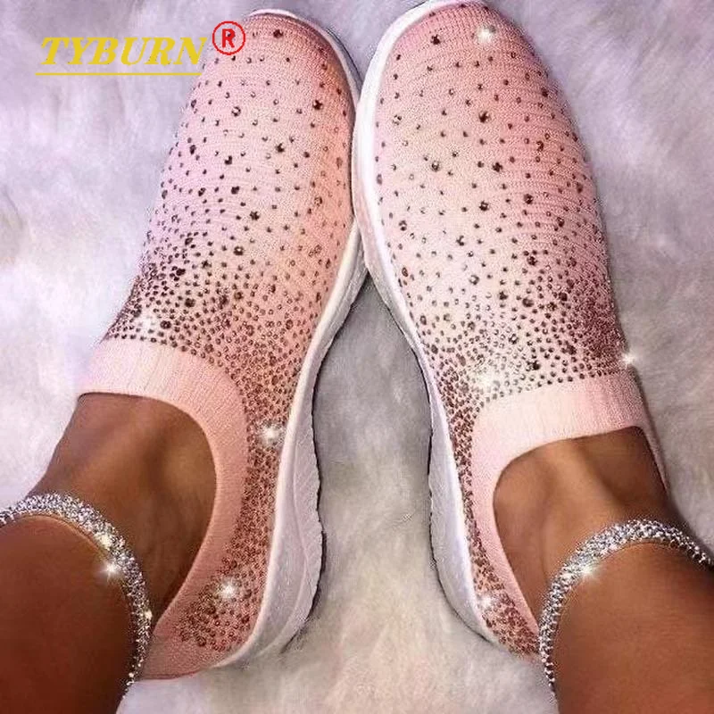 Women's White Sequined Sneakers Socks Fashion Bling Crystal Sneakers Women's Vulcanized 2020 Tenis Feminino Zapatos De Mujer
Women's White Sequined Sneakers Socks Fashion Bling Crystal Sneakers Women's Vulcanized 2020 Tenis Feminino Zapatos De Mujer