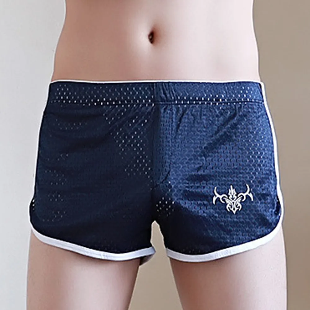 Sexy Men's Mesh Hollow Breathable Sprorts Pants Underwear Trendy Comfortable Home Underpants Quick Dry Boxer Briefs
Sexy Men's Mesh Hollow Breathable Sprorts Pants Underwear Trendy Comfortable Home Underpants Quick Dry Boxer Briefs