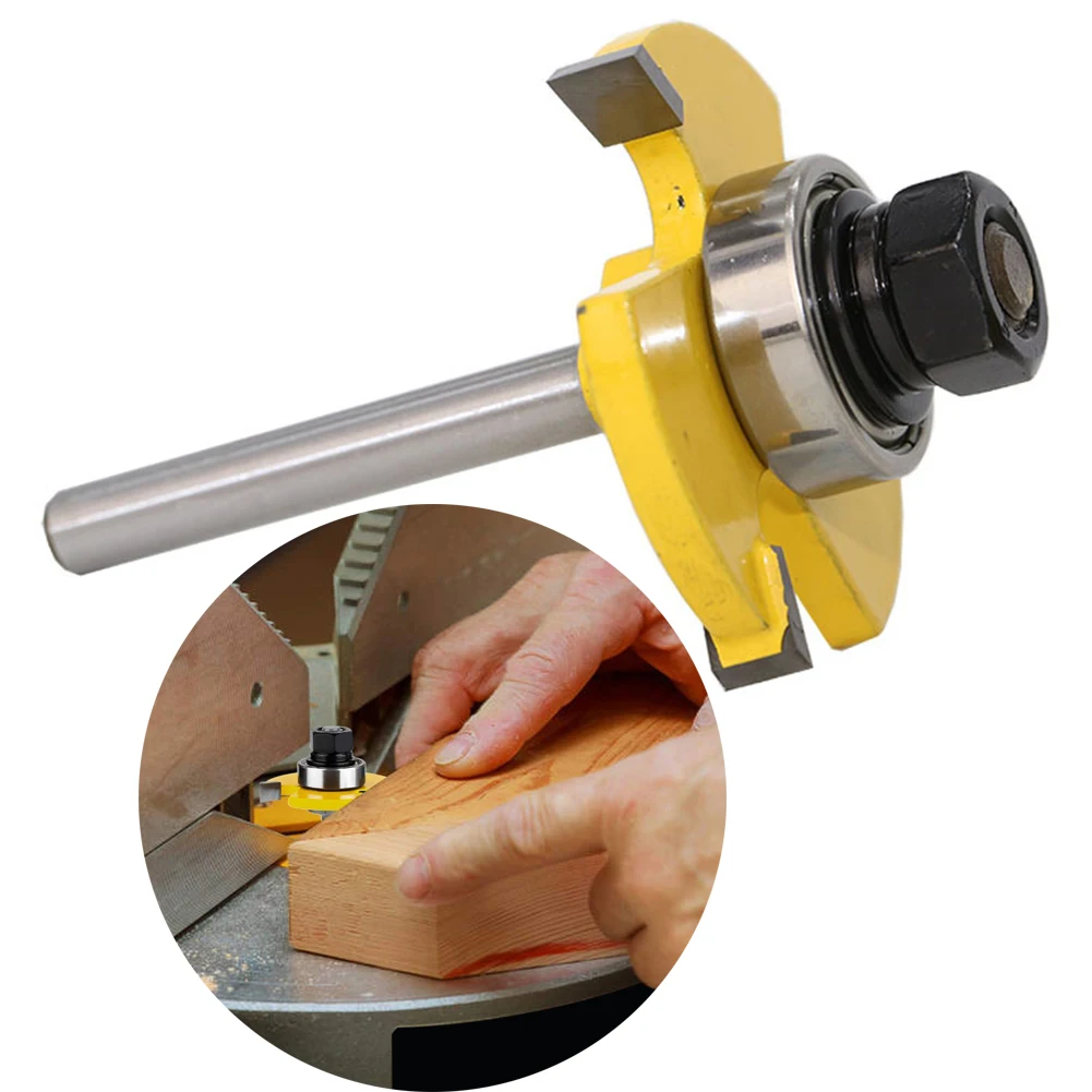 2pcs Tongue and Groove Set 1/4 Inch Shank Router Bit 3 Teeth Adjustable T Shape Wood Milling Cutter Machine 13-19mm
2pcs Tongue and Groove Set 1/4 Inch Shank Router Bit 3 Teeth Adjustable T Shape Wood Milling Cutter Machine 13-19mm