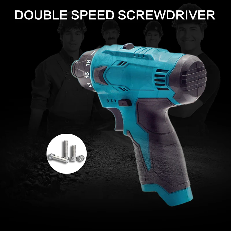 12V Lithium-ion Battery Cordless Screwdriver Electric Drill Hole Electrical Screwdriver Hand Driver Wrench Power Tools
12V Lithium-ion Battery Cordless Screwdriver Electric Drill Hole Electrical Screwdriver Hand Driver Wrench Power Tools