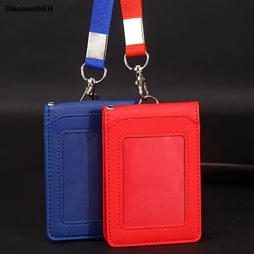 High-grade PU Card Holder Staff Identification Card Neck Strap With Lanyard Badge Neck Strap Bus ID Holders
High-grade PU Card Holder Staff Identification Card Neck Strap With Lanyard Badge Neck Strap Bus ID Holders