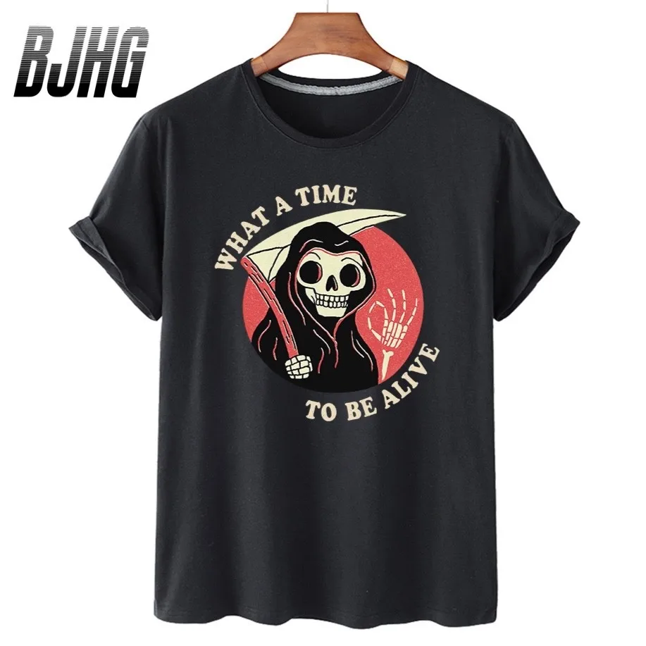 100% Cotton Skull Letter Printed Short-sleeved T-shirt Women's Half-sleeved Summer Casual Oversized T-shirt Ladies Shirt S-4XL
100% Cotton Skull Letter Printed Short-sleeved T-shirt Women's Half-sleeved Summer Casual Oversized T-shirt Ladies Shirt S-4XL