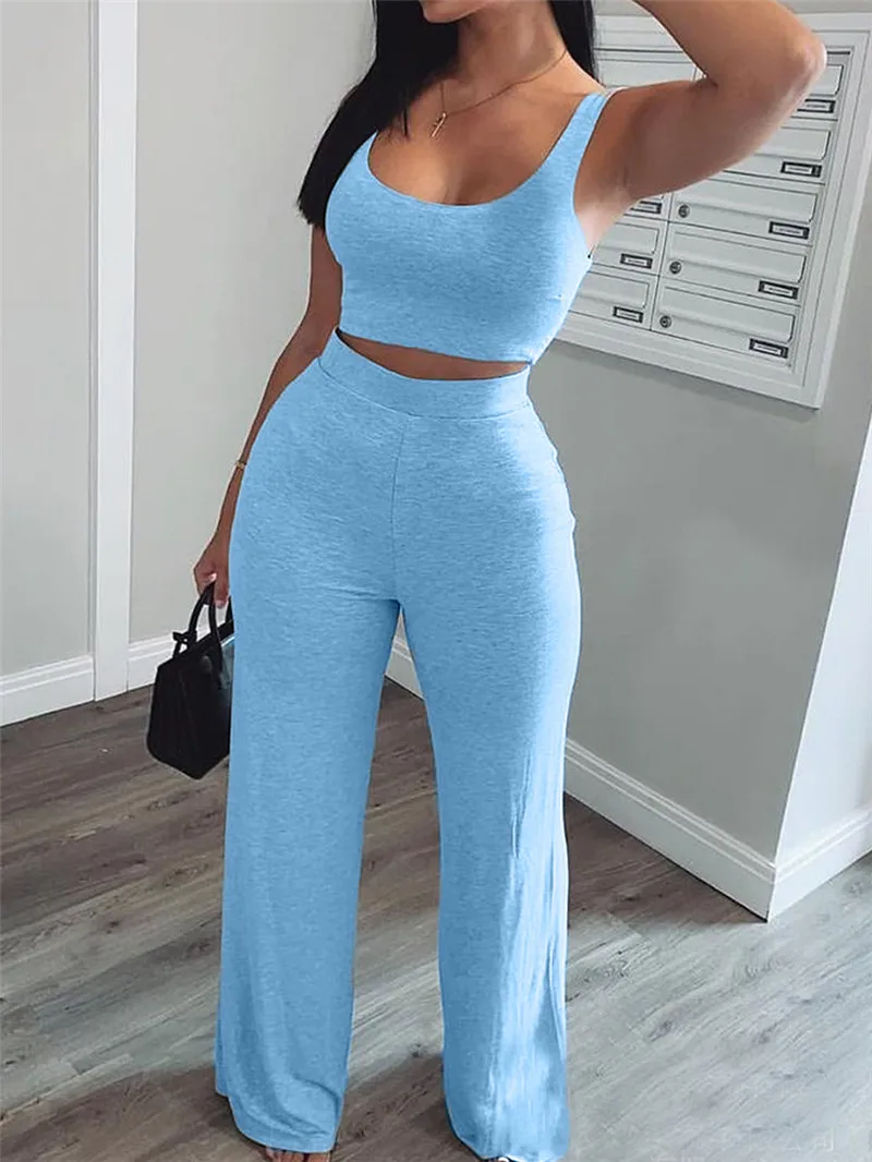 Women Sportswear Sets 2 Pcs Sleeveless Tracksuit Gym Workout Clothing U Neck Bodycon Tank Top + Long Pant Sport Fitness Outfits
Women Sportswear Sets 2 Pcs Sleeveless Tracksuit Gym Workout Clothing U Neck Bodycon Tank Top + Long Pant Sport Fitness Outfits