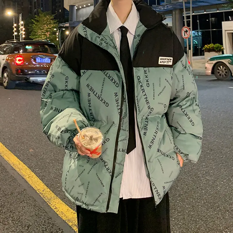 High Quality Hip Hop Down Jacket Men Winter Thick Letter Print Parka Wadded Korean Warm Coats Couple Fashion Oversize Streetwear
High Quality Hip Hop Down Jacket Men Winter Thick Letter Print Parka Wadded Korean Warm Coats Couple Fashion Oversize Streetwear