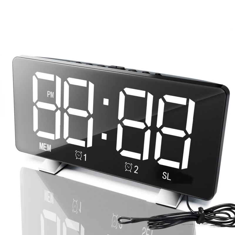 4 Colors LED Digital Alarm Clock Watch Table Electronic Desktop Clocks USB Wake Up FM Radio Snooze Electronic Clock Home Decor
4 Colors LED Digital Alarm Clock Watch Table Electronic Desktop Clocks USB Wake Up FM Radio Snooze Electronic Clock Home Decor