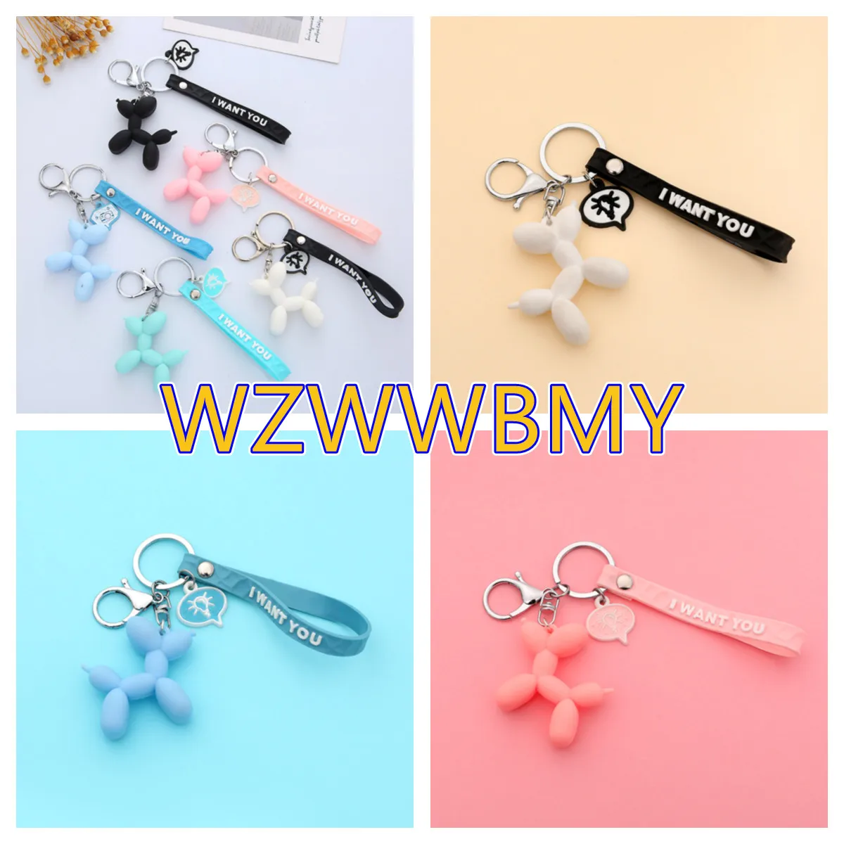 New Popular Stereo Cute Balloon Dog Keychain Key Ring Creative Cartoon Mobile Phone Bag Car Pendant Fun Keychain
New Popular Stereo Cute Balloon Dog Keychain Key Ring Creative Cartoon Mobile Phone Bag Car Pendant Fun Keychain