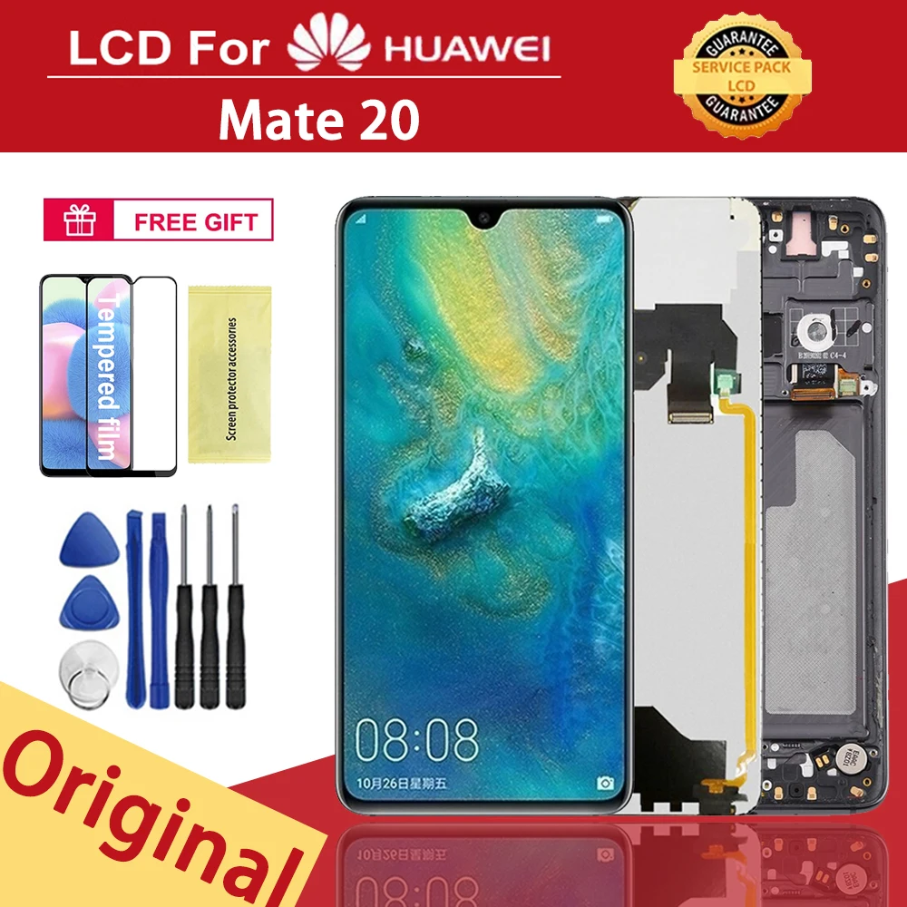 Оригинальный дисплей 6,53 дюйма для Huawei Mate 20, ЖК-дисплей с сенсорным экраном и дигитайзером в сборе для Huawei Mate20, искусственный ЖК-дисплей
Оригинальный дисплей 6,53 дюйма для Huawei Mate 20, ЖК-дисплей с сенсорным экраном и дигитайзером в сборе для Huawei Mate20, искусственный ЖК-дисплей