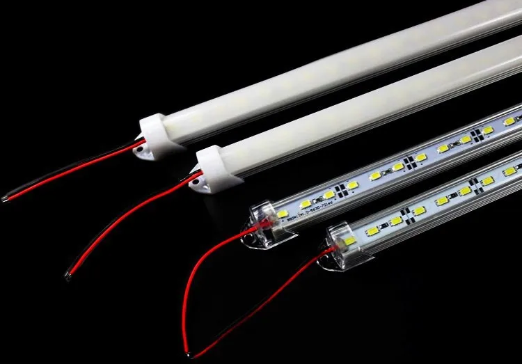 

100pcs*50cm Factory Wholesale 50CM DC 12V 36 SMD 5630 LED Hard LED Strip Bar Light with U Aluminium shell +pc cover