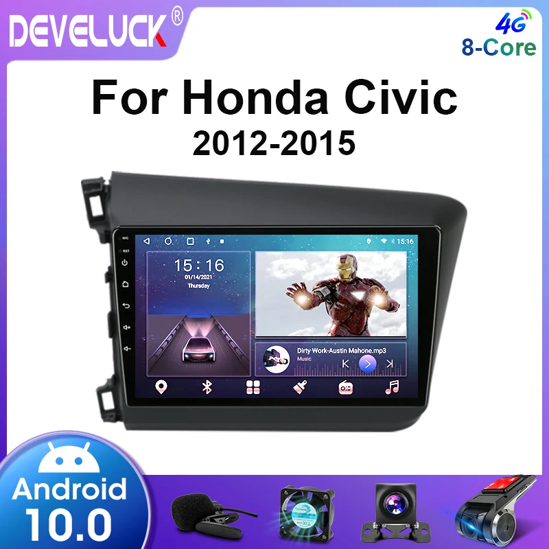 2Din Android 10.0 Car Radio Multimedia Video Player For Honda Civic 2012-2015 Navigation GPS Carplay Stereo Speakers 2din 4G DSP
2Din Android 10.0 Car Radio Multimedia Video Player For Honda Civic 2012-2015 Navigation GPS Carplay Stereo Speakers 2din 4G DSP