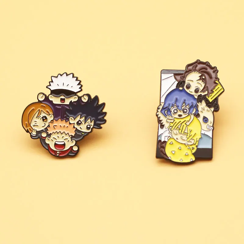 Модная эмалированная брошь в стиле аниме для косплея джутсу кайсена годзо Сатору, заколки, значки на отворот для рассекающих демонов, сумки,...
Модная эмалированная брошь в стиле аниме для косплея джутсу кайсена годзо Сатору, заколки, значки на отворот для рассекающих демонов, сумки,...