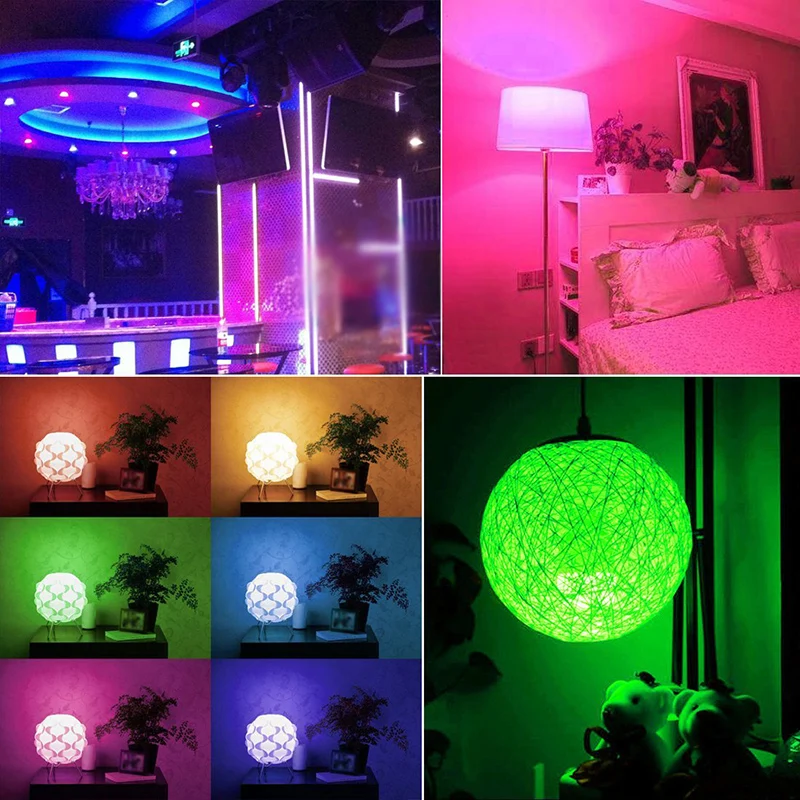 RGB LED Lamp RGBW Dimmable Led Bulb Light E27 B22 85-265V Magic Color Bubble Ball Lamp 4/10/15W Holiday Lighting + Remote
RGB LED Lamp RGBW Dimmable Led Bulb Light E27 B22 85-265V Magic Color Bubble Ball Lamp 4/10/15W Holiday Lighting + Remote
