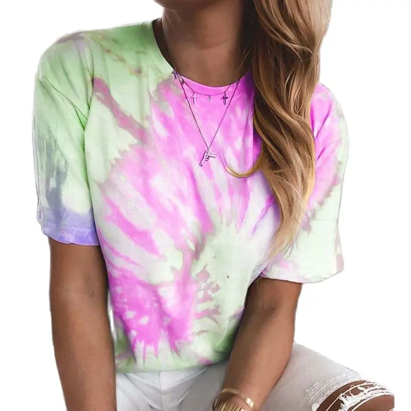 Plus Size Women Tie-dye Print Round Neck Loose T Shirt Tees Summer Short-Sleeve Ladies Soft Tops Fashion Casual Streetwear S-5XL
Plus Size Women Tie-dye Print Round Neck Loose T Shirt Tees Summer Short-Sleeve Ladies Soft Tops Fashion Casual Streetwear S-5XL
