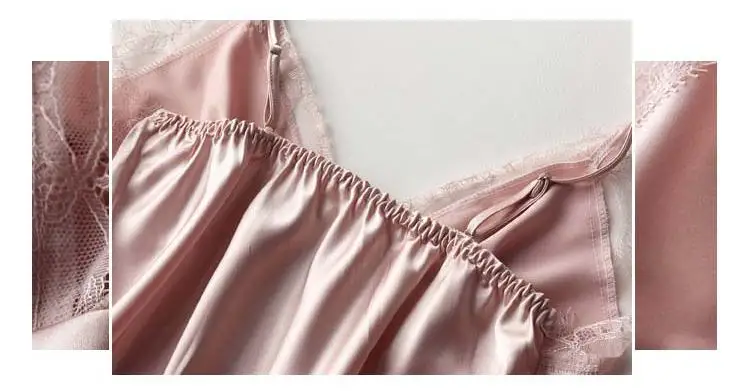 Two Piece Robe Set For Women Satin Summer Sleepwear V-Neck Kimono Bathrobe Gown Lounge Wear Sexy Intimate Lingerie With Lace
Two Piece Robe Set For Women Satin Summer Sleepwear V-Neck Kimono Bathrobe Gown Lounge Wear Sexy Intimate Lingerie With Lace