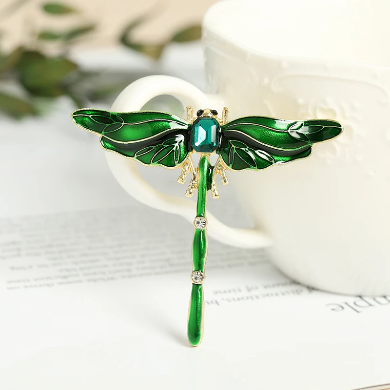 Fashion Vintage Animal Insect Brooches Colorful Crystal Dragonfly Pin Suit Coat Dress uniform Accessories For Women High Quality
Fashion Vintage Animal Insect Brooches Colorful Crystal Dragonfly Pin Suit Coat Dress uniform Accessories For Women High Quality