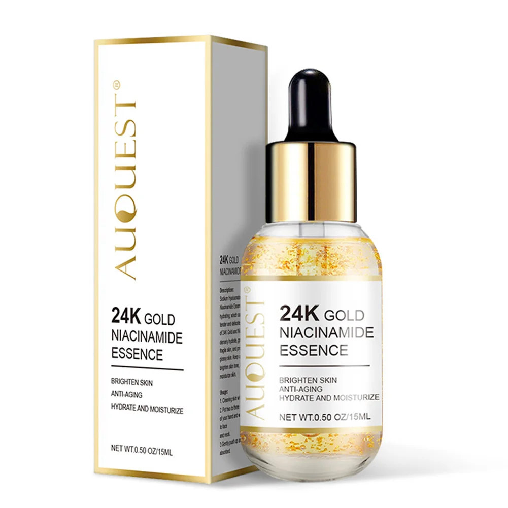 24k Gold Ampoule Essence Brighten Skin Tone Anti-aging Anti-wrinkle Moisturizing Serum Skin Care Essence Moisturizing Liquid
24k Gold Ampoule Essence Brighten Skin Tone Anti-aging Anti-wrinkle Moisturizing Serum Skin Care Essence Moisturizing Liquid