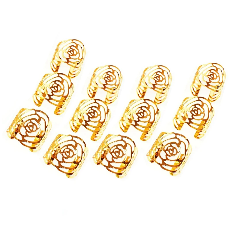 Napkin Ring, 12-Piece Metal Napkin Buckle Holder, Suitable for Wedding Party Dinner Table Decoration (Rose Gold)
Napkin Ring, 12-Piece Metal Napkin Buckle Holder, Suitable for Wedding Party Dinner Table Decoration (Rose Gold)