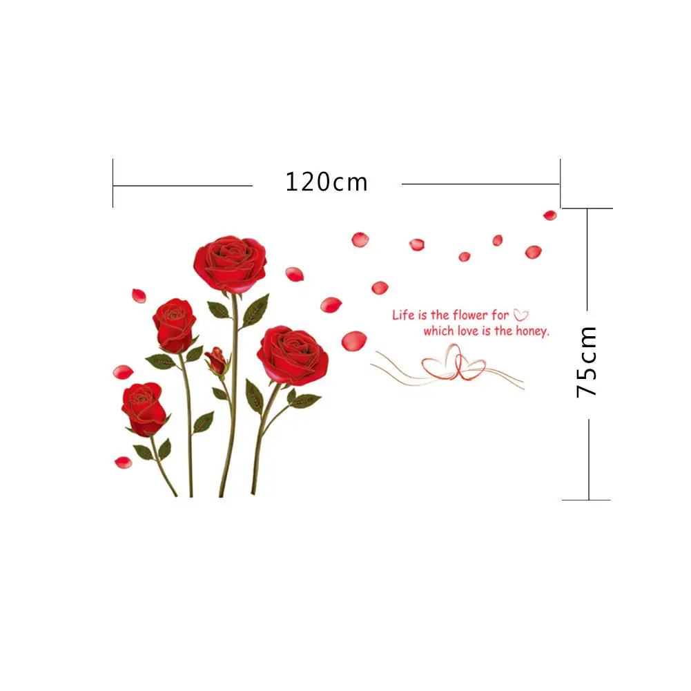 2021 Removable Phnom Penh Red Rose Flower DIY Three-Dimensional Living Room Modern Bedroom Home Decor Decoration Wall Sticker
2021 Removable Phnom Penh Red Rose Flower DIY Three-Dimensional Living Room Modern Bedroom Home Decor Decoration Wall Sticker