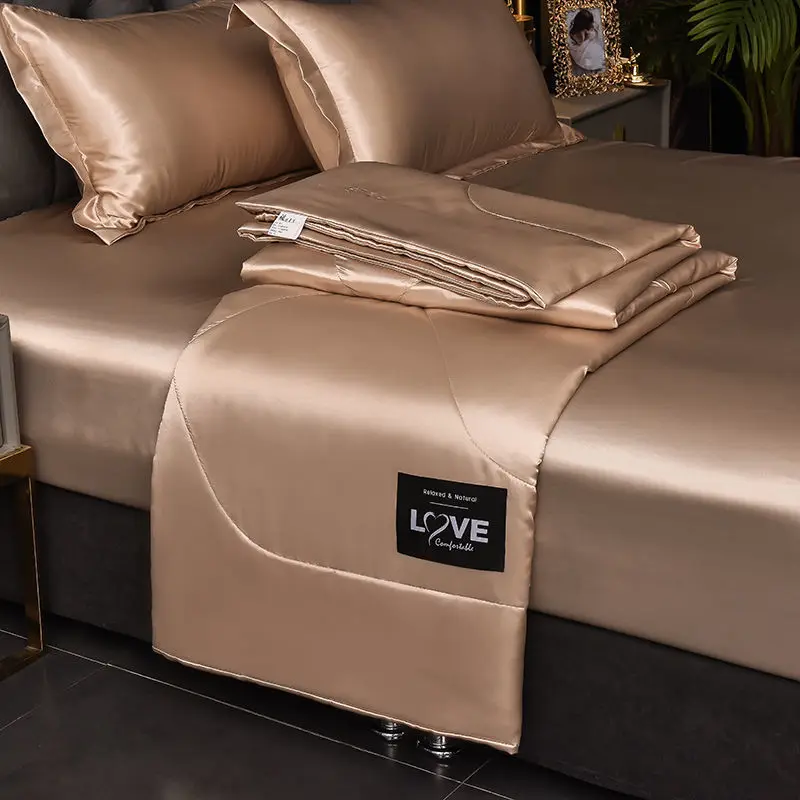 Ice Silk Sky Silk Summer Quilt Air Conditioner By Summer Cool Quilt Washed Real Silk Double Quilt Core Single Machine Washable S
Ice Silk Sky Silk Summer Quilt Air Conditioner By Summer Cool Quilt Washed Real Silk Double Quilt Core Single Machine Washable S