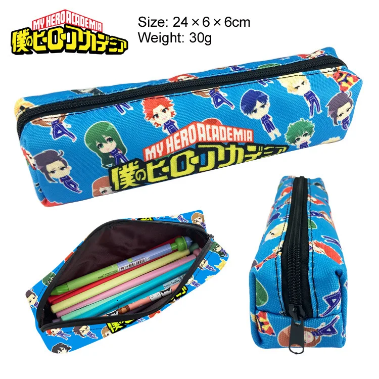 My Hero Academia cartoon anime men and women canvas straight small pen bag storage bag student stationery pencil case coin purse
My Hero Academia cartoon anime men and women canvas straight small pen bag storage bag student stationery pencil case coin purse