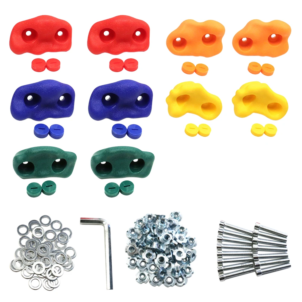Kids Rock Climbing Wall Holds Children tree houses loft beds Wood Wall Climbing Holder Child Playground Game Hand Hold Grips Kit
Kids Rock Climbing Wall Holds Children tree houses loft beds Wood Wall Climbing Holder Child Playground Game Hand Hold Grips Kit