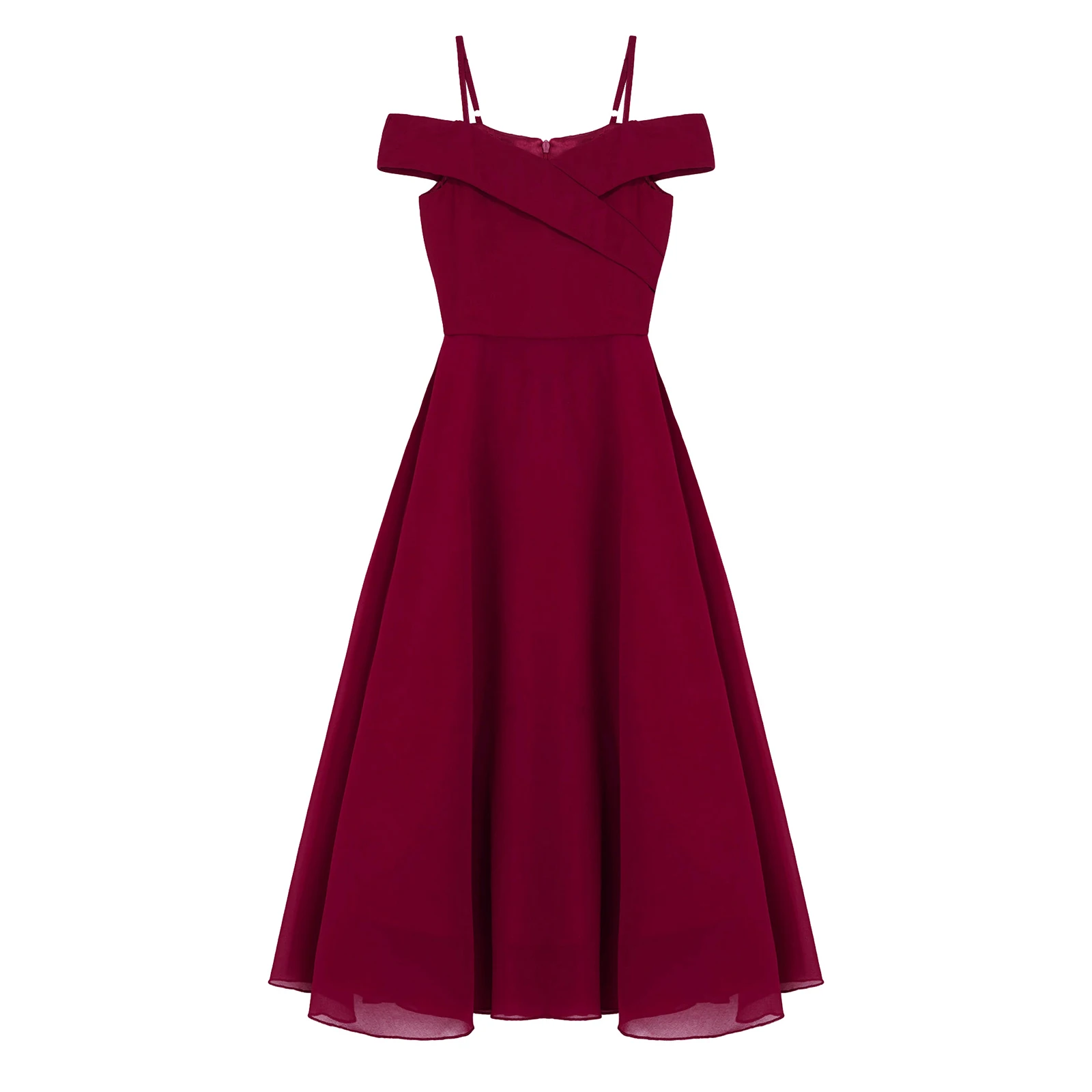 Kids Girls Elegant Chiffon Party Dress Off-the-Shoulder Floor Length Formal Dress for Wedding Evening Birthday Pageant 4-16 Yrs
Kids Girls Elegant Chiffon Party Dress Off-the-Shoulder Floor Length Formal Dress for Wedding Evening Birthday Pageant 4-16 Yrs