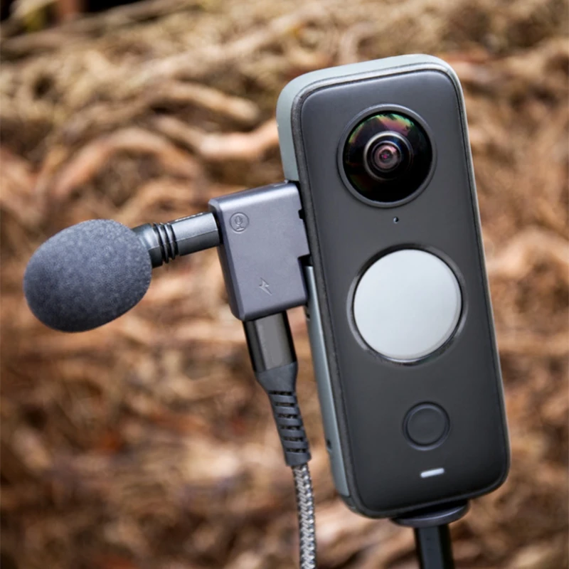 Mic Adapter for Insta360 ONE X2 Camera Accessories 3.5mm Microphone Interface, Charging Audio Adapter
Mic Adapter for Insta360 ONE X2 Camera Accessories 3.5mm Microphone Interface, Charging Audio Adapter
