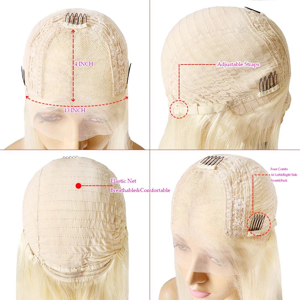 13x4 Blonde Lace Front Wigs Human Hair Short Bob Wig 9A Brazilian Viking Hair and Hairline
13x4 Blonde Lace Front Wigs Human Hair Short Bob Wig 9A Brazilian Viking Hair and Hairline