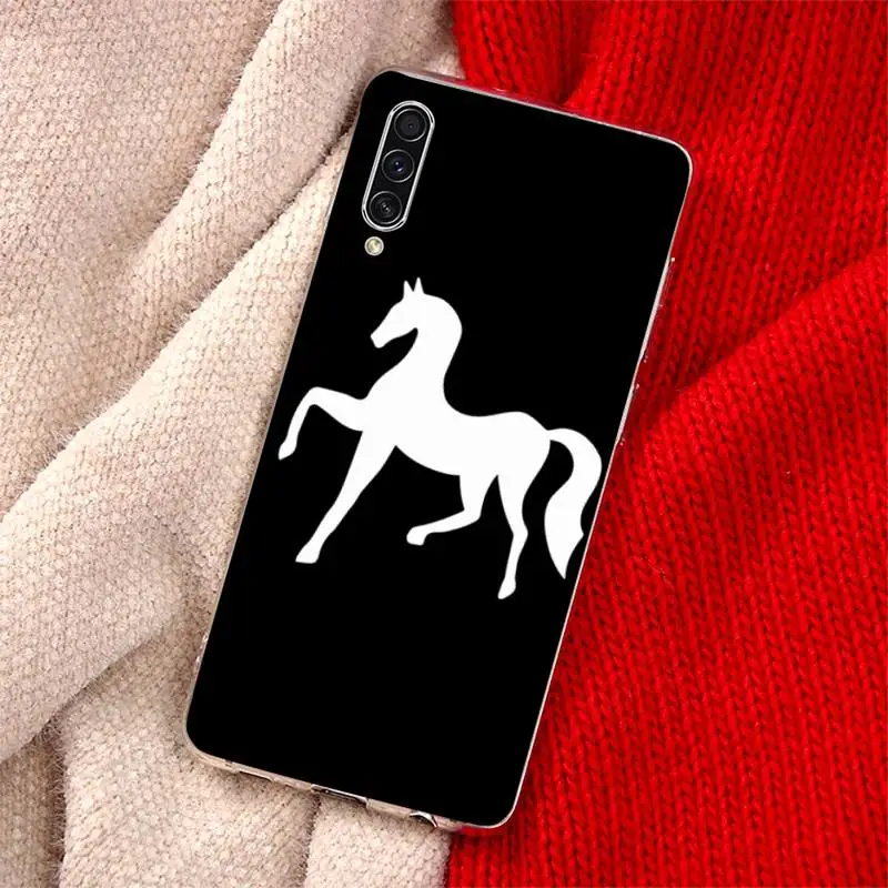 

Horse Pony Horse Heartbeat Phone Case For Samsung Galaxy S5 S6 S7 S8 S9 S10 S10e S20 edge plus lite