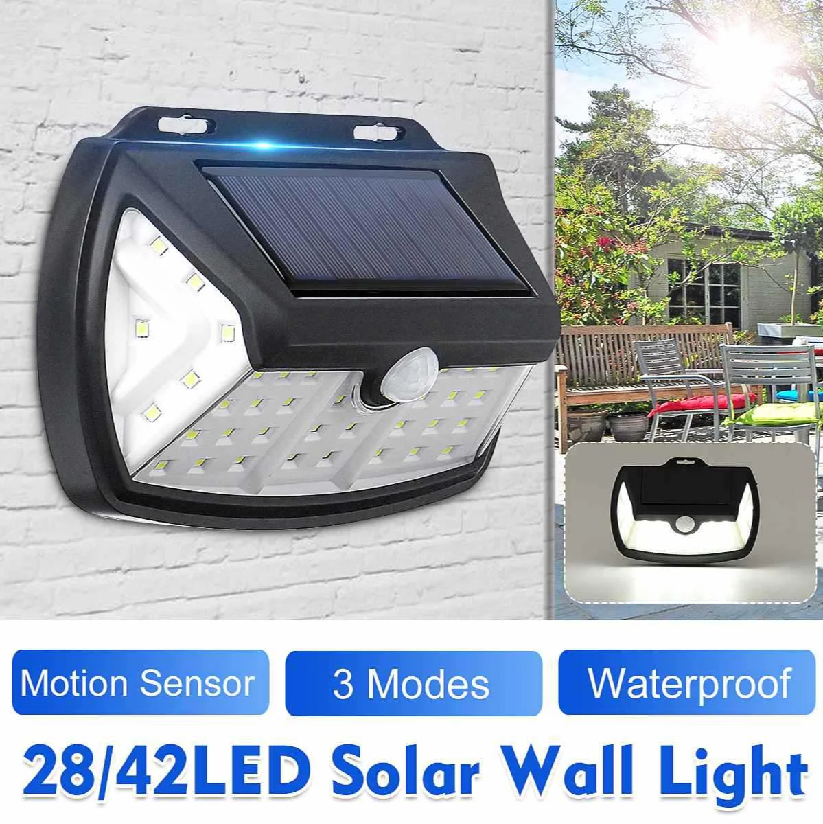 Solar Wall Lamp Five-sided Luminous Human Body Induction Lamp Outdoor Energy-saving Garden Lamp Street Lamp IP65
Solar Wall Lamp Five-sided Luminous Human Body Induction Lamp Outdoor Energy-saving Garden Lamp Street Lamp IP65