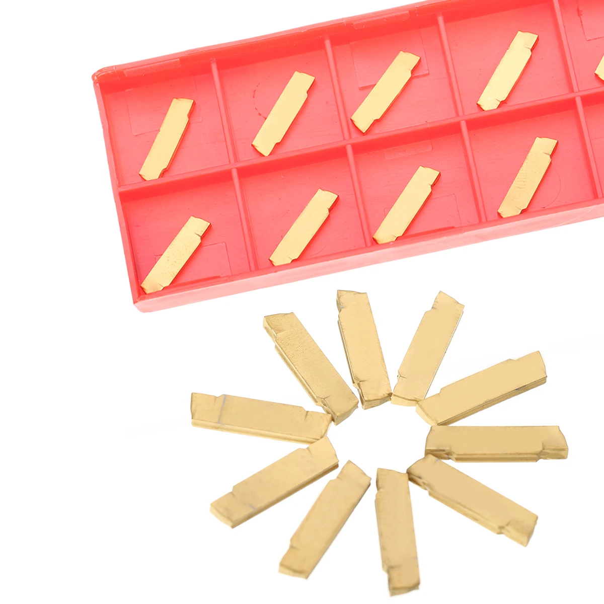 10Pcs MGMN200-G Carbide Inserts Blade Cutting Blade For MGEHR/MGIVR Grooving Cut-off Tool CNC Turning Tool
10Pcs MGMN200-G Carbide Inserts Blade Cutting Blade For MGEHR/MGIVR Grooving Cut-off Tool CNC Turning Tool