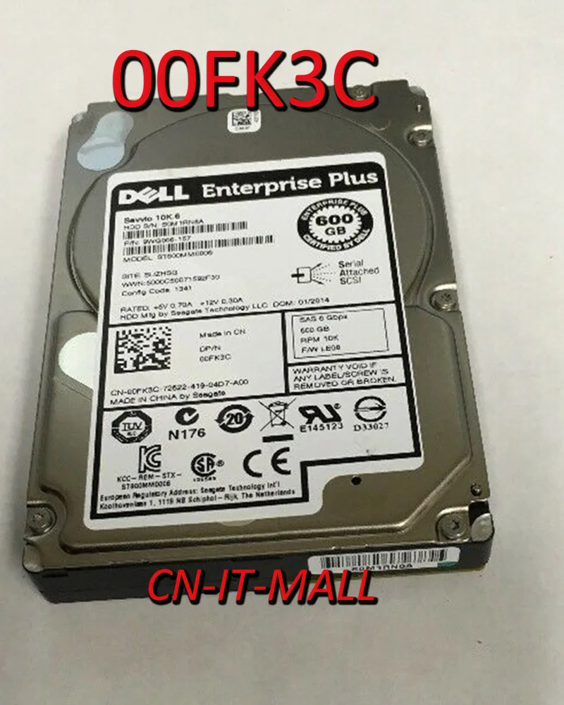 Pulled 00FK3C ST600MM0006 600GB 10000 RPM 64MB Cache SAS 6Gb/s 2.5" Internal Enterprise Hard Drive with caddy
Pulled 00FK3C ST600MM0006 600GB 10000 RPM 64MB Cache SAS 6Gb/s 2.5" Internal Enterprise Hard Drive with caddy