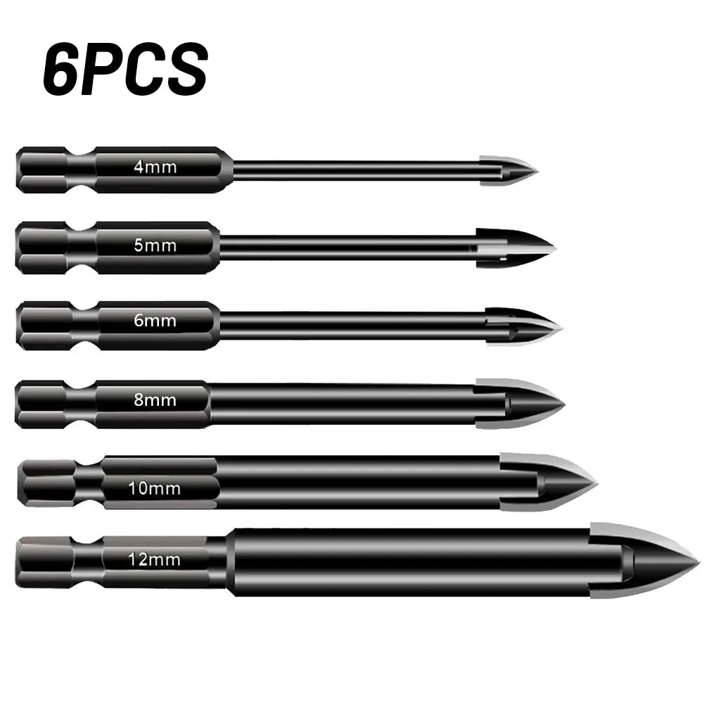 4/5/6pcs Multifunctional Triangle Drill Bit Glass Ceramic Vitrified Brick Full Tile Wall Hole Opener Brick Hard Alloy Bit Tool
4/5/6pcs Multifunctional Triangle Drill Bit Glass Ceramic Vitrified Brick Full Tile Wall Hole Opener Brick Hard Alloy Bit Tool