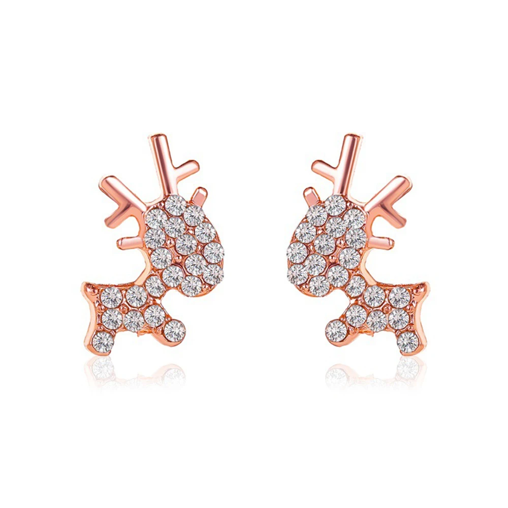 Fashion Elk Christmas Stud Earrings Rhinestone Elk Christmas Gift Earring Kawaii Jewelry For Girls
Fashion Elk Christmas Stud Earrings Rhinestone Elk Christmas Gift Earring Kawaii Jewelry For Girls