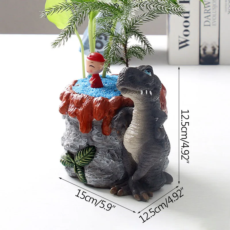 Cartoon Animal Flower Pots Resin Figurines Miniature Model Desktop Decoration Ornament Living Room Office Decoration Planter
Cartoon Animal Flower Pots Resin Figurines Miniature Model Desktop Decoration Ornament Living Room Office Decoration Planter