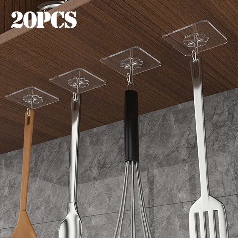 20Pcs Transparent Hooks Strong Self Adhesive Hooks Suction Heavy Load Rack Cup Sucker for Kitchen Bathroom Door Wall Hangers
20Pcs Transparent Hooks Strong Self Adhesive Hooks Suction Heavy Load Rack Cup Sucker for Kitchen Bathroom Door Wall Hangers