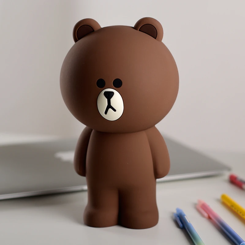 Силиконовые Kawaii 3D мультфильм пенал для карандашей с застежкой молнией Multi