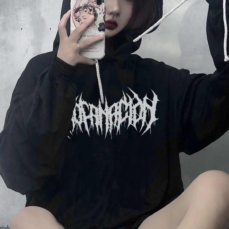 Oversized Women Sweatshirts Tops punk Pocket Clothes Spring Casual Vintage Pullovers Hoodies Ulzzang Pure Tops Sweatshirt
Oversized Women Sweatshirts Tops punk Pocket Clothes Spring Casual Vintage Pullovers Hoodies Ulzzang Pure Tops Sweatshirt