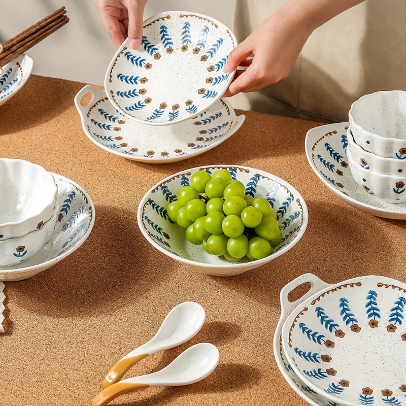 Aesthetic Bowl Plate Set Birthday Party Nordic Ceramic Dessert Salad Tableware Japanese Pratos De Jantar Kitchen Dinner Set YQ50
Aesthetic Bowl Plate Set Birthday Party Nordic Ceramic Dessert Salad Tableware Japanese Pratos De Jantar Kitchen Dinner Set YQ50