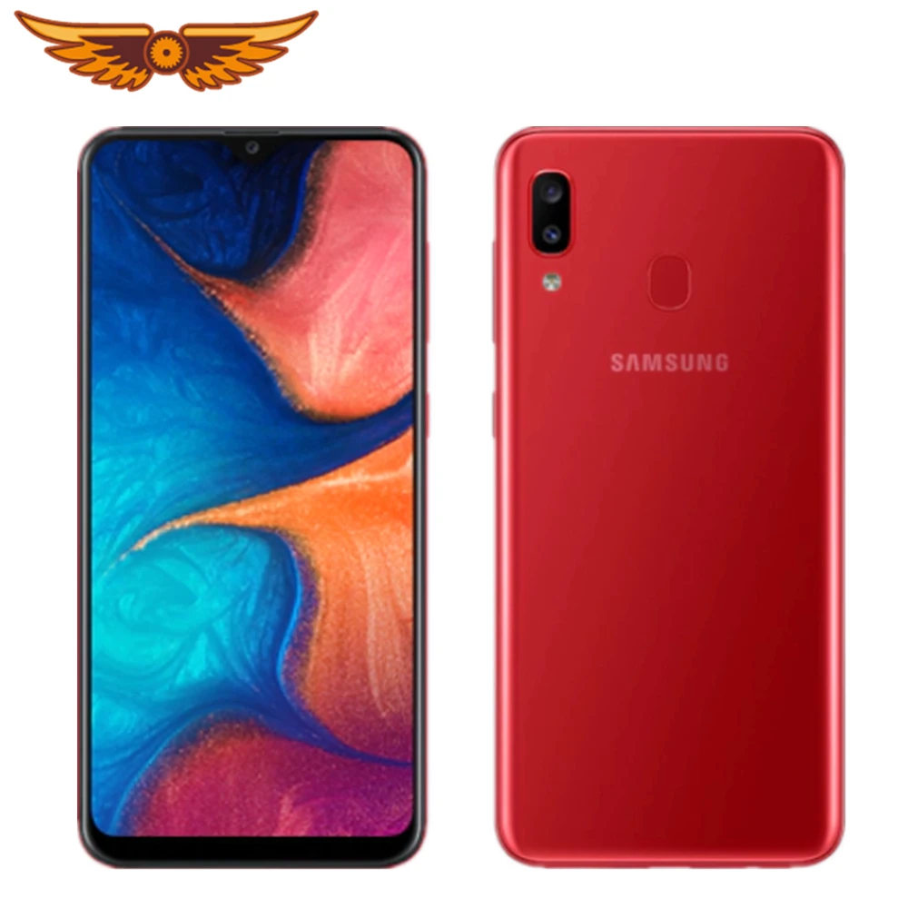 

Samsung Galaxy A20 смартфон с 5,5-дюймовым дисплеем, восьмиядерным процессором, ОЗУ 3 ГБ, ПЗУ 32 ГБ, 13 МП, 6,4 мАч